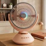 Jy Super JY-2570 | 15+ Hours Backup | 7200mAh Battery | Silent Rechargeable AC/DC Fan
