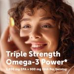 Micro Ingredients Triple Strength Omega 3 Fish Oil 4200mg – 240 Softgels (Dietary Supplement)
