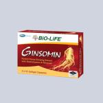 Bio-Life Ginsomin Korean Panax Ginseng Extract with Multivitamins & Minerals – 30 Softgel Capsules