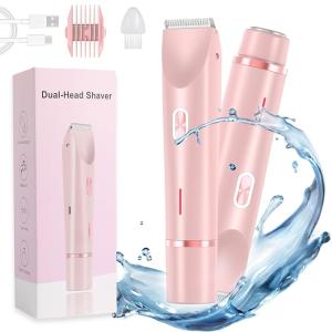 2 in 1 Electric Lady Shaver Dual Head