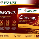 Bio-Life Ginsomin Korean Panax Ginseng Extract with Multivitamins & Minerals – 30 Softgel Capsules