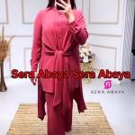 Sera Abaya Adjust Set And Pant - Misti