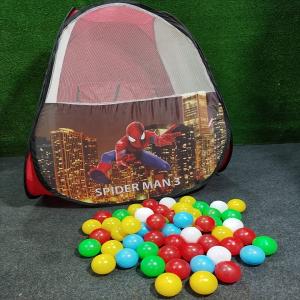 Baby Tent House Spider Man for Kids with 50 Pcs Balls