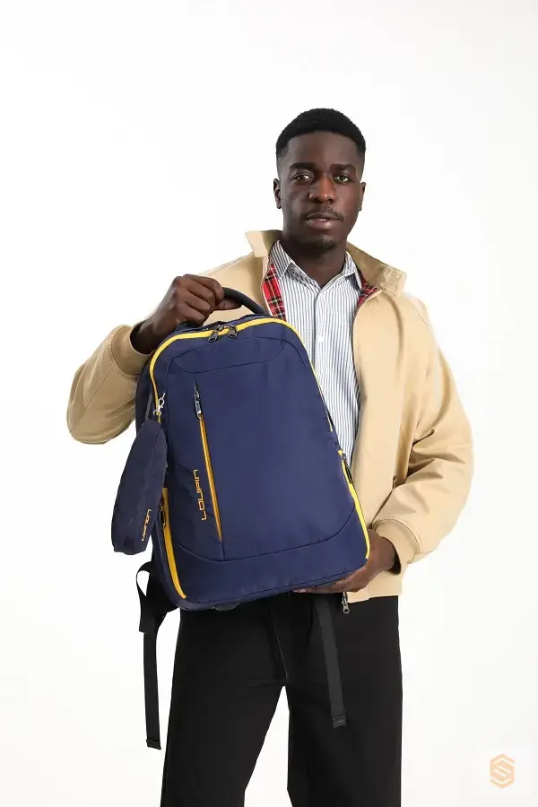 Loupin Backpack For-Men Women - Navy Blue