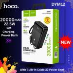 HOCO 20000mAh 22.5W Fast Charging Power Bank -DYM12