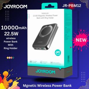 JOYROOM 10000mSh 22.5W Wireless Power Bank With Ring Hlder -JR-PBM12