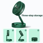 Portable USB Folding Fan Retractable Floor Standing Fan