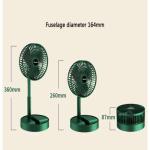 Portable USB Folding Fan Retractable Floor Standing Fan