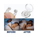 2 Pcs Anti Snoring Nose Clip,Snore Free Nose Clip, Snoring Solution, Relieve Snore, Sleeping Aid Devices for Ease Breathing, Silicone Magnetic Nose Clip For Men and Women