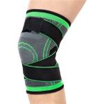 Light and Dark Green Knee Pads Braces Sports Support For Men Women - 1 pcs