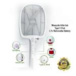 Sunmoon SM-3821 Rechargeable Mosquito Killing Bat With LED Lamp Mosquito Killing Racket