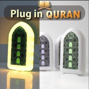 Exclusive plug in Quran Illuminated Quran and Hadith speaker, Zikir, Hadis, Rukyah Islamic Plug In kuran