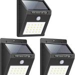 3Pcs Solar Lights Outdoors Waterproof Solar Lawn Light Solar Power Light