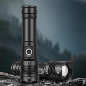 Rechargeable Zoom LED Flashlight USB Torch Light