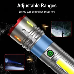 Rechargeable Torch Aluminum Alloy Body X03