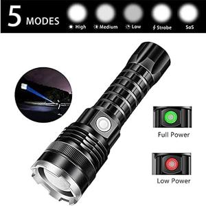 High Lumen LED Flashlight(Silver)