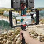 Jmary MT33 Vlogging Filmmaking Cage Stabilizer Grip Tripod Mount Video Rig Kit Mobile Phone Holder