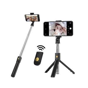XT-02 S03/R1 Bluetooth Wireless Remote Selfie Stick Holder Extendable Foldable Handheld Monopod Selfie Stick with Tripod Stand