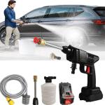 RECHARGEABLE CORDLESS HIGH PRESSURE CAR/ BIKE WASHER GUN