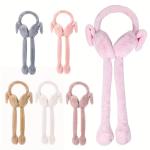 Cute Fluffy Moving Bunny Ear Muff
