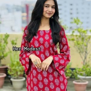Gulbahar Kurti By Her Modest