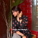 Coffee canvas kurti By Her Modest