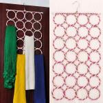 Portable Multi-purpose Circle Shape Hanging Hijab Hanger For Women Scarf Tie Clothes Rack Storage Racks Space Saving Closet Organizer