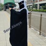 Embroidery Work Luxury Abaya Fabric By Sera Abaya