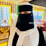 Saudi Niqab 7 inches By Sera Abaya