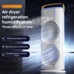 Rechargeable Remote Control Double Head Spray Cooling Fan