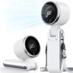Portable Turbo Fan 5-Speed – Compact Foldable Handheld Fan with LED Display & Type-C Charging