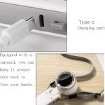 Portable Turbo Fan 5-Speed – Compact Foldable Handheld Fan with LED Display & Type-C Charging