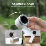 Portable Turbo Fan 5-Speed – Compact Foldable Handheld Fan with LED Display & Type-C Charging