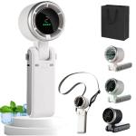 Portable Turbo Fan 5-Speed – Compact Foldable Handheld Fan with LED Display & Type-C Charging