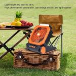 Portable Rechargable Camping & Solar Powered Fan