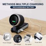 Portable Turbo Fan 5-Speed – Compact Foldable Handheld Fan with LED Display & Type-C Charging
