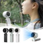 Portable Turbo Fan 5-Speed – Compact Foldable Handheld Fan with LED Display & Type-C Charging