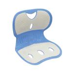 Waist Back Support Chair - Blue And White