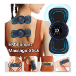 EMS Mini Body Massager,Muscle Stimulator Full Body Relaxation Machine Rechargeable Device for Legs Back Neck Pain Relief Electromagnetic Therapy For Unisex