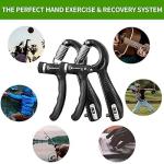 Counting Grip Strengthener Hand Grip for Muscle Building Adjustable Hand Grip Trainers Forearm Grip Resistance Trainer Grip Exerciser with Counter