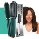 Hair straightener with temperature control