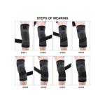Gray Color Knee Pads Braces Sports Support For Men Women - 1 pcs