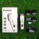 Kemei Km-809A Digital Rechargeable Electric Hair Cut Trimmer