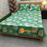 Luxury Towel Cotton Bedsheet King Size With Two Pillow Cover