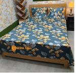 Luxury Towel Cotton Bedsheet King Size With Two Pillow Cover