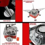 Portable Stainless Steel Camping Gas Stove
