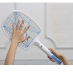 Sunmoon SM-3821 Rechargeable Mosquito Killing Bat With LED Lamp Mosquito Killing Racket