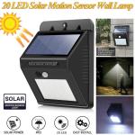 Solar Charging LED Sensor Light - 4 pcs
