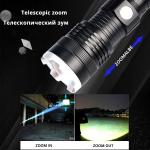 High Lumen LED Flashlight(Silver)