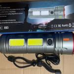Rechargeable Torch Aluminum Alloy Body X03